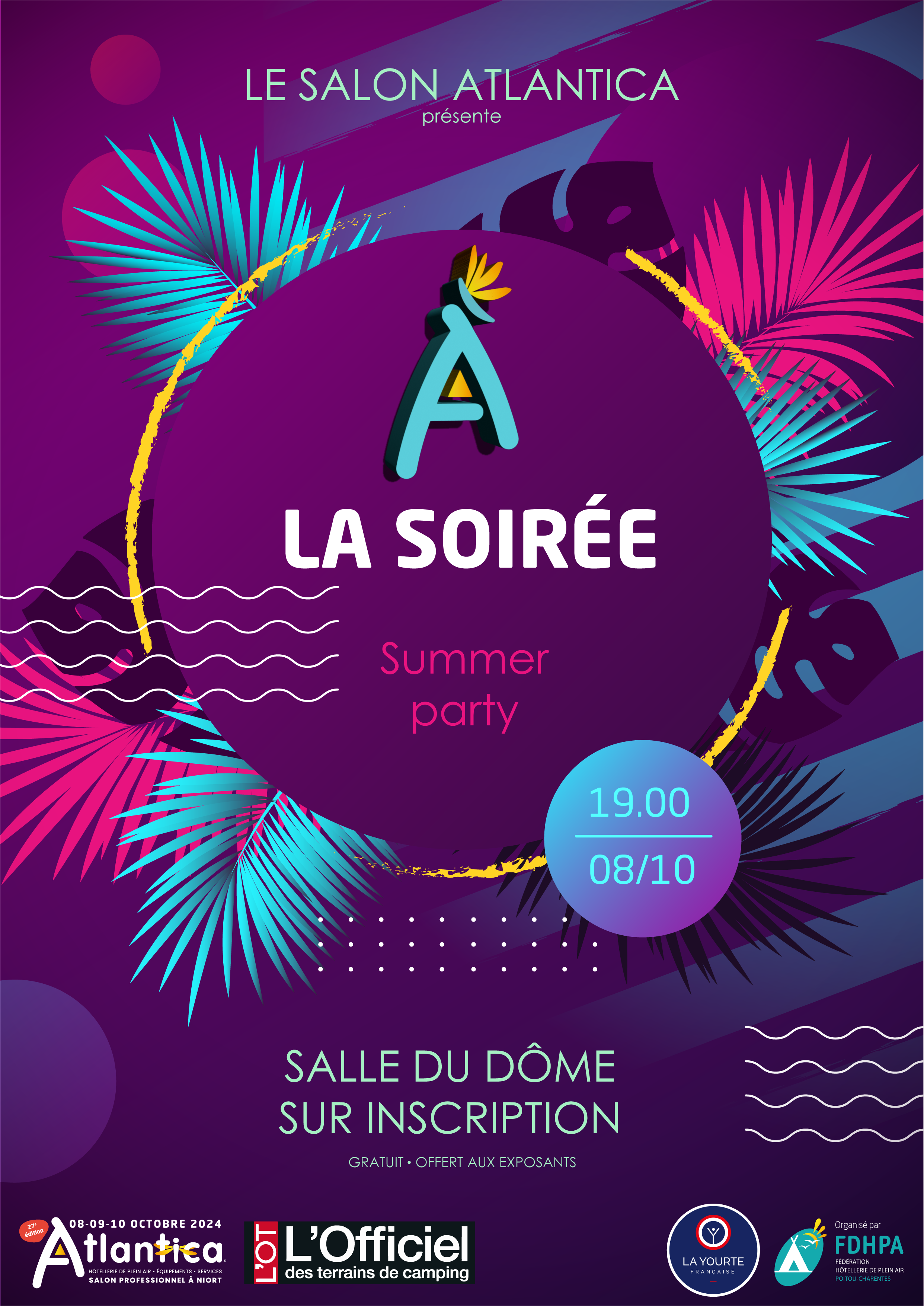 Affiche A la soirée sponso